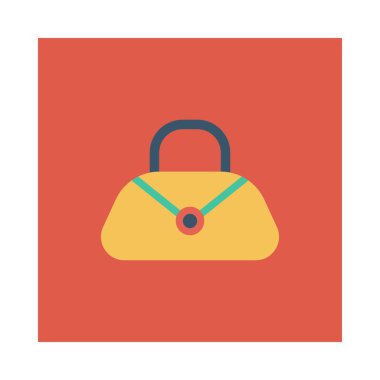 çanta simgesi vektör illüstrasyonu 