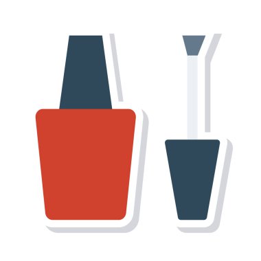 Tırnak cilası vektör illüstrasyonu 