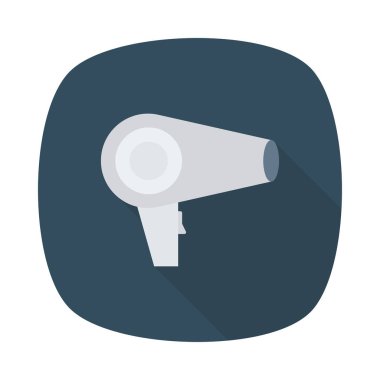 saç kurutma simgesi vektör çizimi 