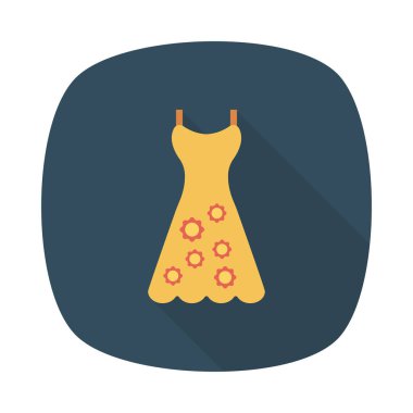 elbise simgesi vektör illüstrasyonu 