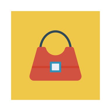 çanta simgesi vektör illüstrasyonu 