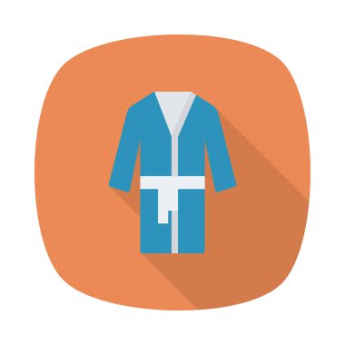 bornoz simge vektör çizim 