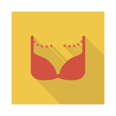 sütyen simgesi vektör illüstrasyonu 