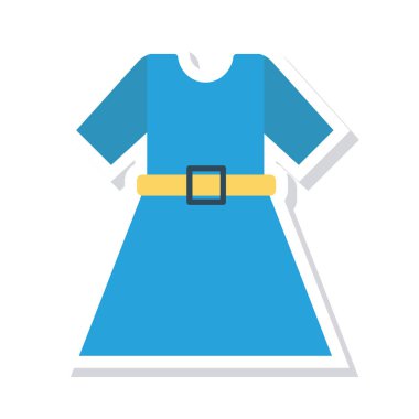 elbise simgesi vektör illüstrasyonu 