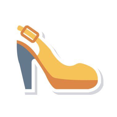 ayakkabı ikonu vektör illüstrasyonu 