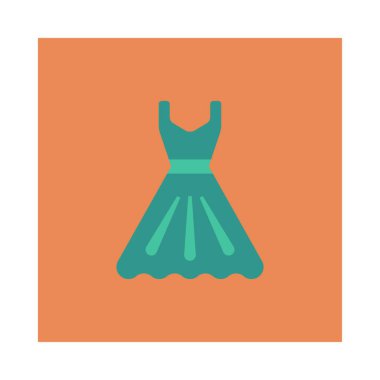elbise simgesi vektör illüstrasyonu 
