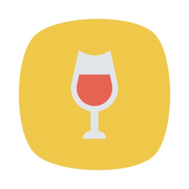 şarap ikonu vektör illüstrasyonu 