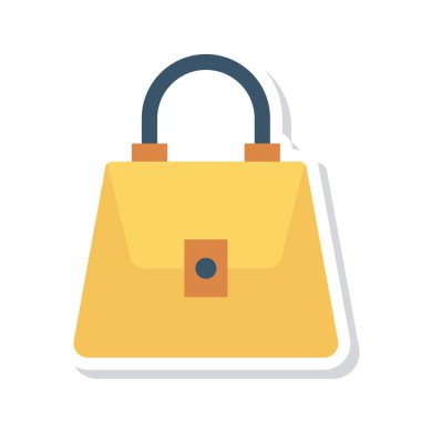 çanta simgesi vektör illüstrasyonu 