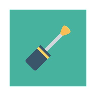 Fırça simgesi vektör illüstrasyonu 