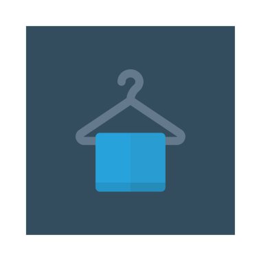 havlu ikonu vektör illüstrasyonu 