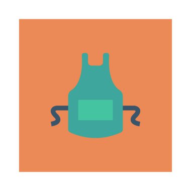 Beyaz arka plan üzerinde izole moda düz simgesi 