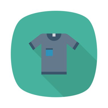 t-shirt simgesi vektör illüstrasyonu 