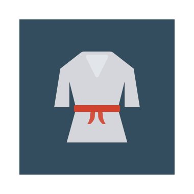 Beyaz arka plan üzerinde izole moda düz simgesi 