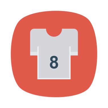 t-shirt simgesi vektör illüstrasyonu 