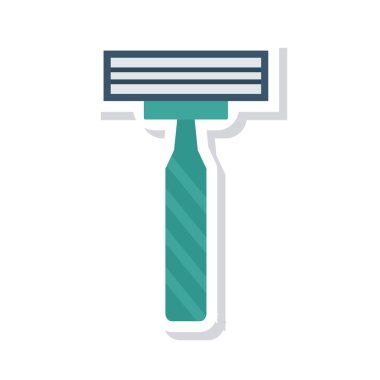 tıraş makinesi simge vektör çizim 