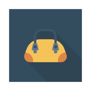 çanta simgesi vektör illüstrasyonu 