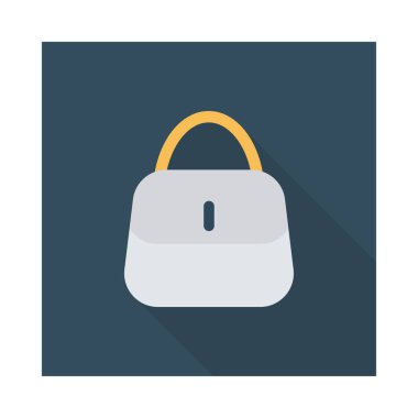 çanta simgesi vektör illüstrasyonu 