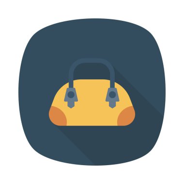 çanta simgesi vektör illüstrasyonu 