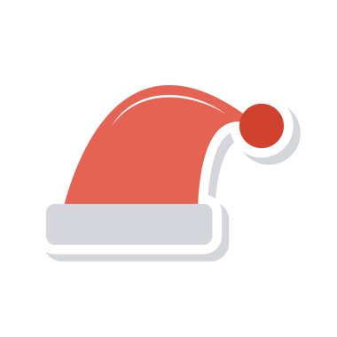 Santa şapka vektör çizim 