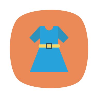 elbise simgesi vektör illüstrasyonu 