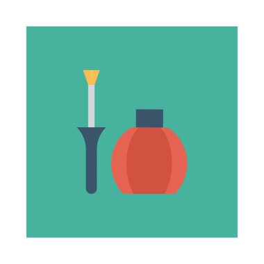 Tırnak cilası vektör illüstrasyonu 