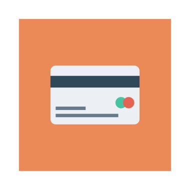 kart simge vektör çizim 