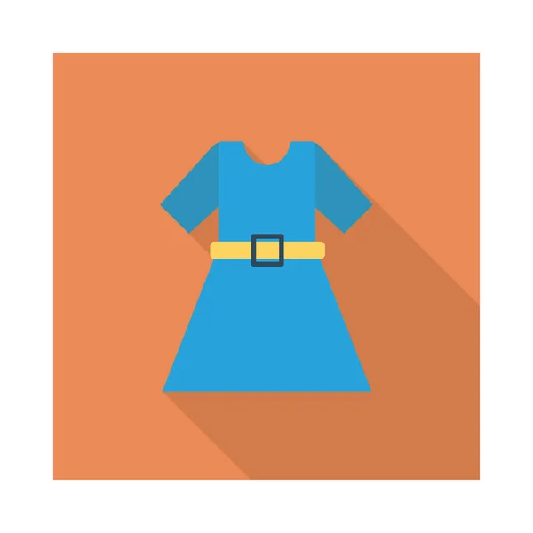 Ikona Sukienka Wektor Ilustracja — Wektor stockowy