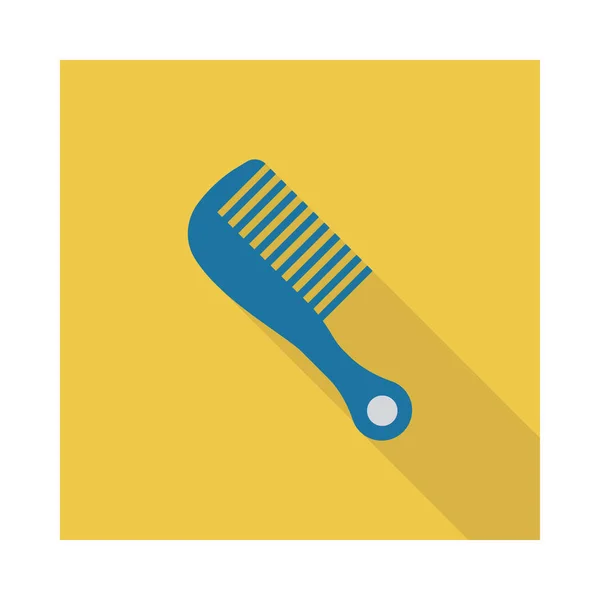 Cepillo Pelo Icono Vector Ilustración — Vector de stock