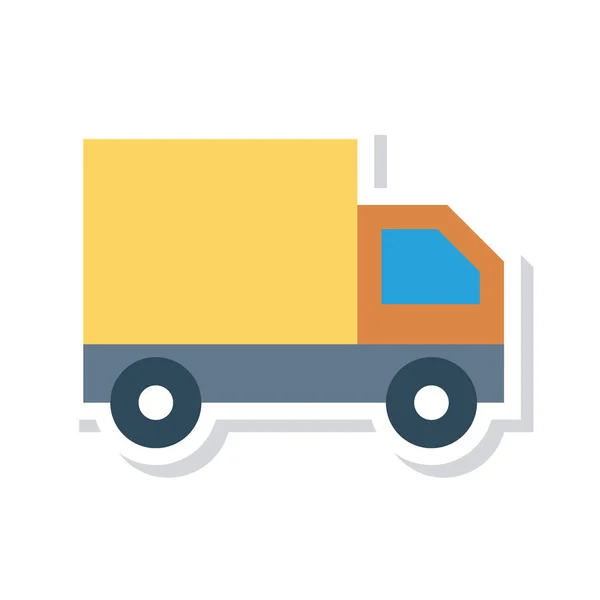 Vrachtwagen Pictogram Vectorillustratie — Stockvector