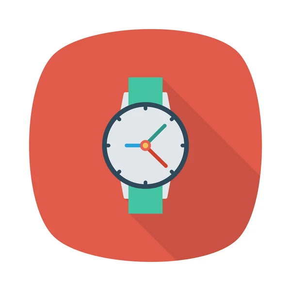 Reloj Icono Vector Ilustración — Archivo Imágenes Vectoriales