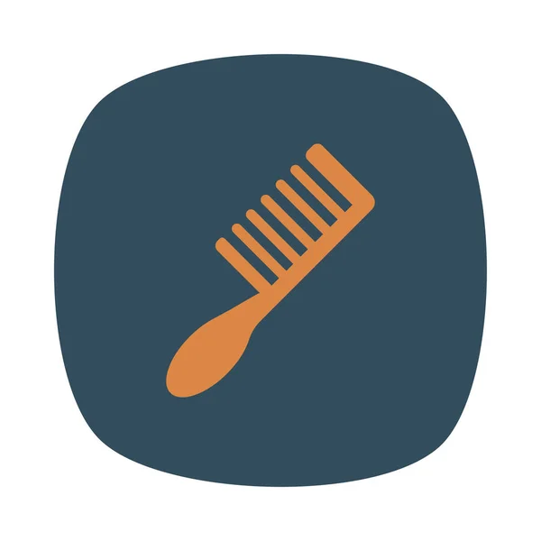Saç Fırçası Ikon Vektör Illüstrasyonu — Stok Vektör