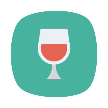 şarap ikonu vektör illüstrasyonu 