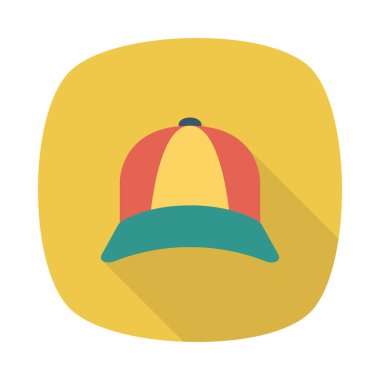 Şapka simgesi vektör illüstrasyonu 