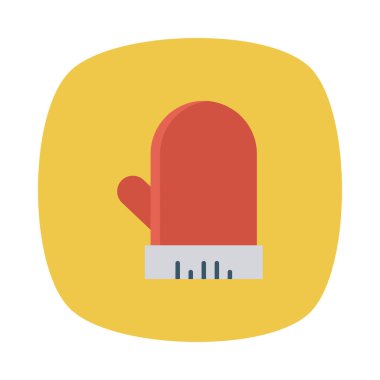 mitten simge vektör çizim 