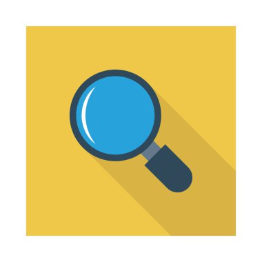 Büyütme cam vektör illüstrasyonu 