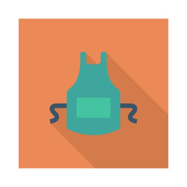 Beyaz arka plan üzerinde izole moda düz simgesi 