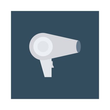 saç kurutma simgesi vektör çizimi 