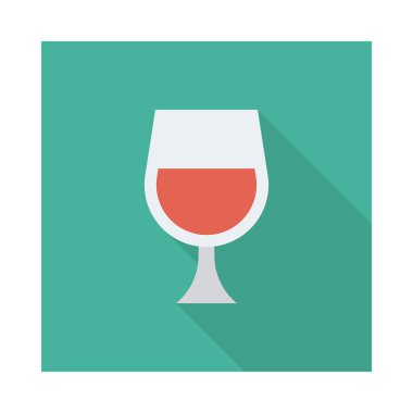 şarap ikonu vektör illüstrasyonu 