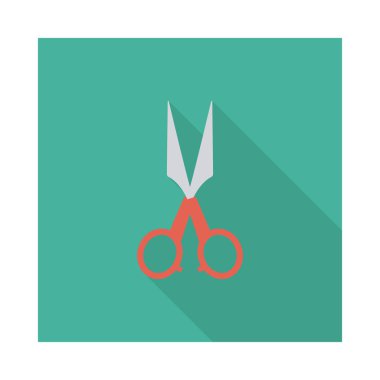 makas simgesi vektör illüstrasyonu 