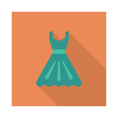 elbise simgesi vektör illüstrasyonu 