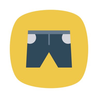 Beyaz arka plan üzerinde izole moda düz simgesi 