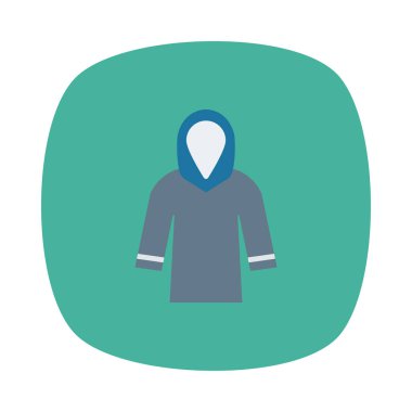 Hoodie simge vektör çizim 