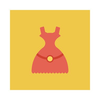 elbise simgesi vektör illüstrasyonu 
