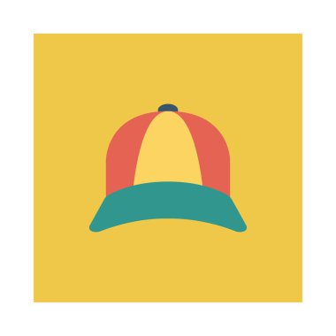 Şapka simgesi vektör illüstrasyonu 