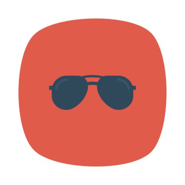 gözlük simgesi vektör illüstrasyonu 