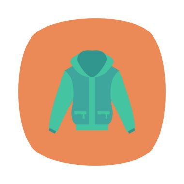 Beyaz arka plan üzerinde izole moda düz simgesi 