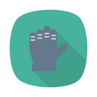 Beyaz arka plan üzerinde izole moda düz simgesi 