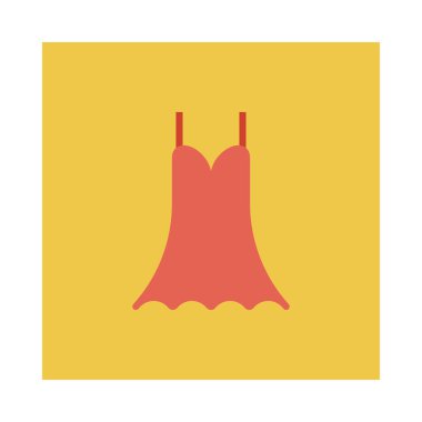 elbise simgesi vektör illüstrasyonu 