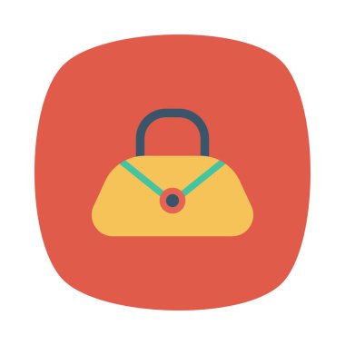 çanta simgesi vektör illüstrasyonu 