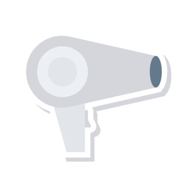 saç kurutma makinesi, simge vektör çizim 